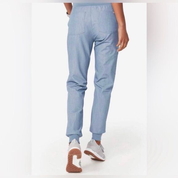 Figs Zamora Jogger Scrub Pants™ | XLarge | Heathered Indigo - Picture 3 of 9